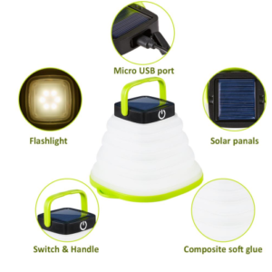 Waterproof solar camping Lamp
