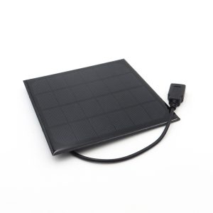 Solar Panel Fan Can Charge Mobile Phone