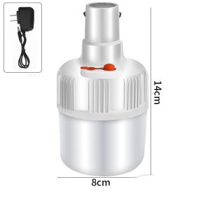Rechargeable Bulb Lantern led Portable Camping Light Outdoor Solar Lights Lighting With Remote Control 60W 80W 100W Tent Lamp