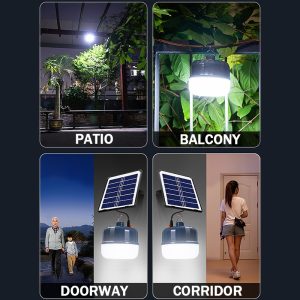 Led Solar Rechargeable Outdoor Garden Light Bulb